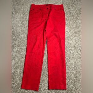 J.‎ McLaughlin Felicity Velveteen Red Jeans